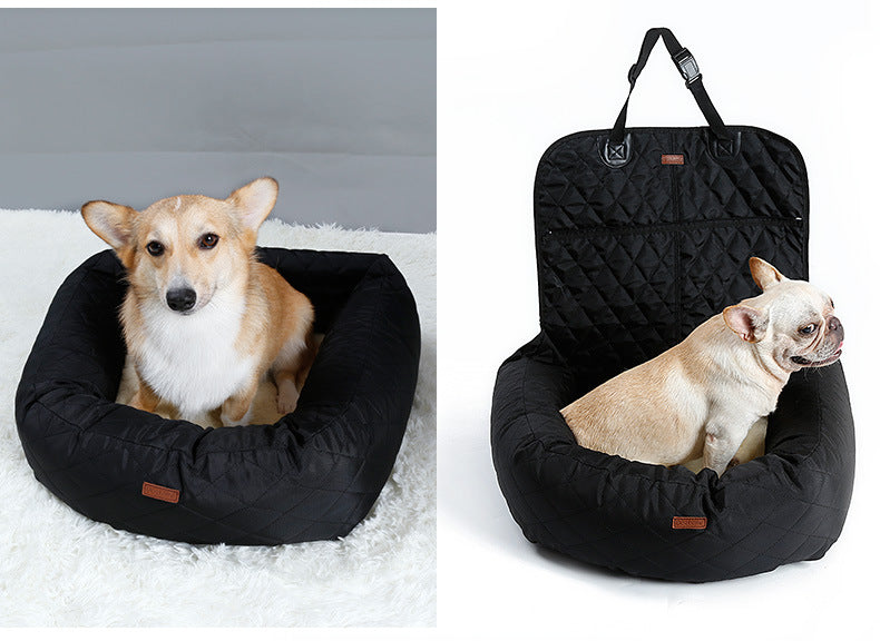 New Multifunctional Pet Car Bed with Thick Cushion