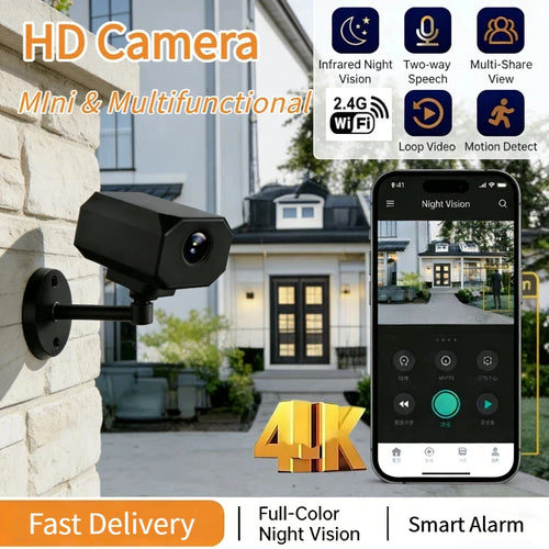4K WiFi Wireless Mini Security Indoor Camera