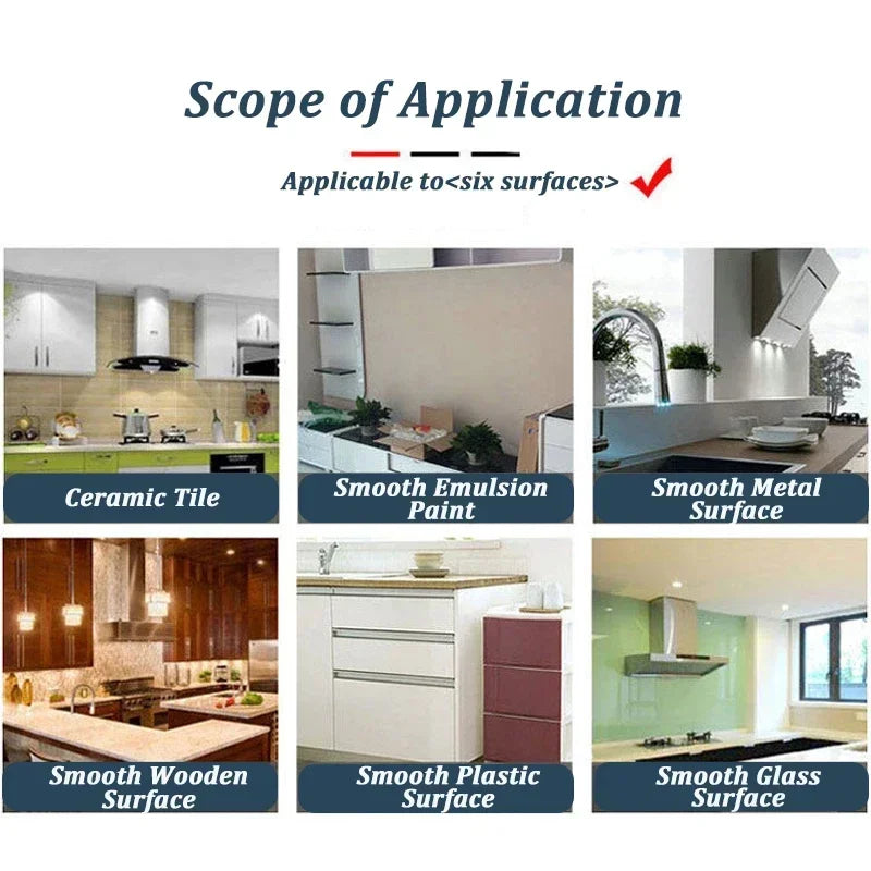 Wall Protector Film Kitchen Oil Proof Wall Sticker