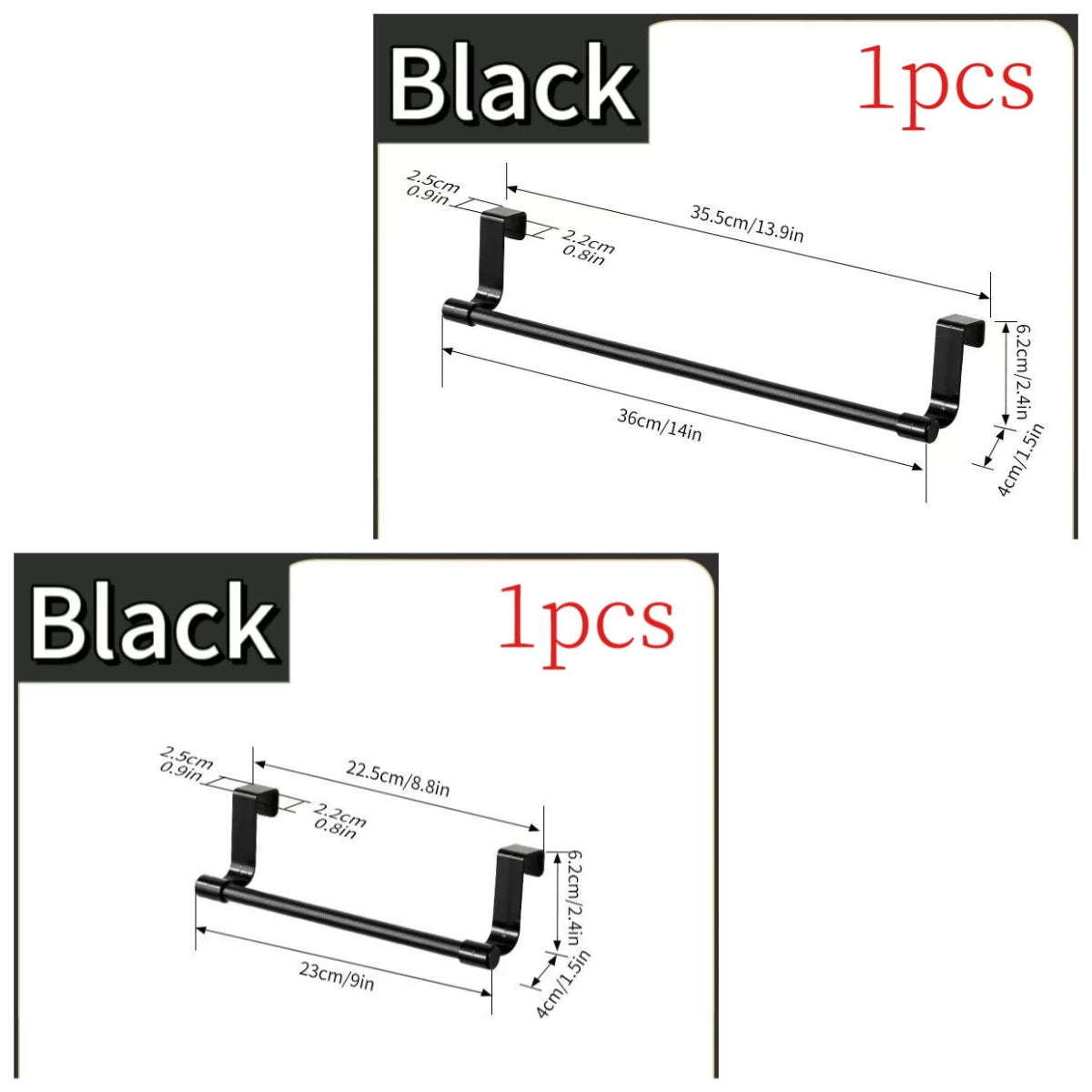 No Drilling Required Wall Mounted Kitchen Cabinet Towel Rack-A Space Saving Cloth Rack Suitable for Homes and Bathrooms