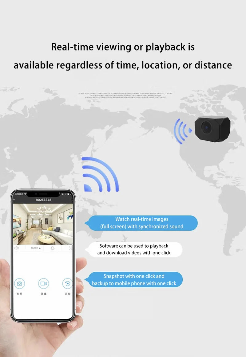4K WiFi Wireless Mini Security Indoor Camera
