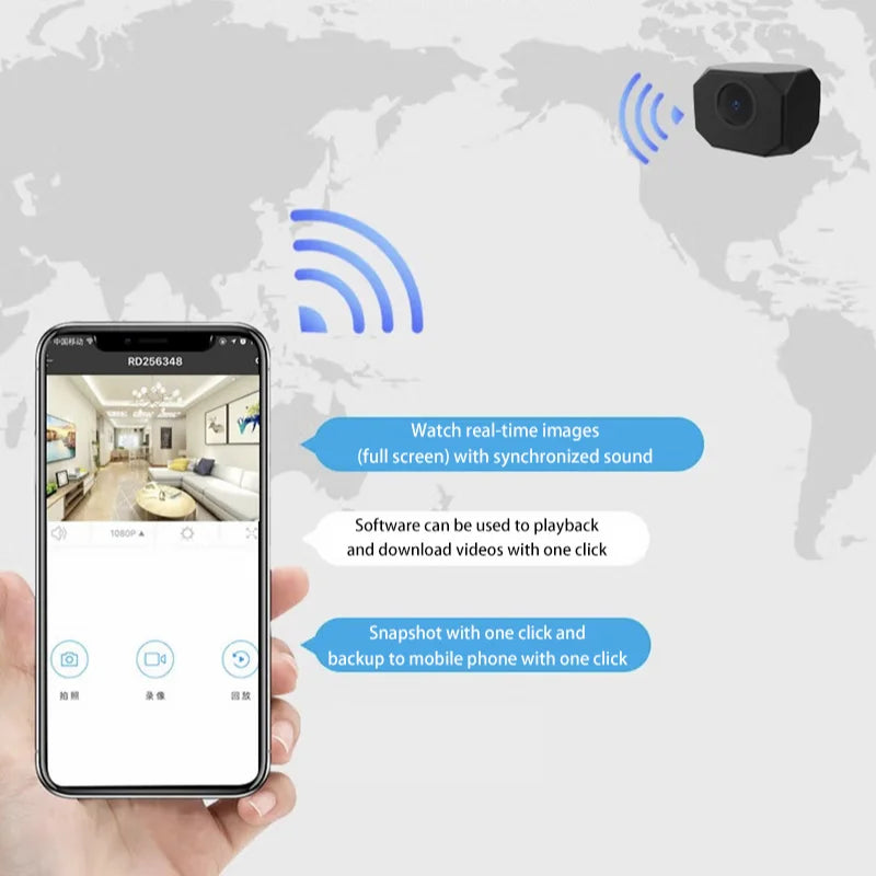 4K WiFi Wireless Mini Security Indoor Camera