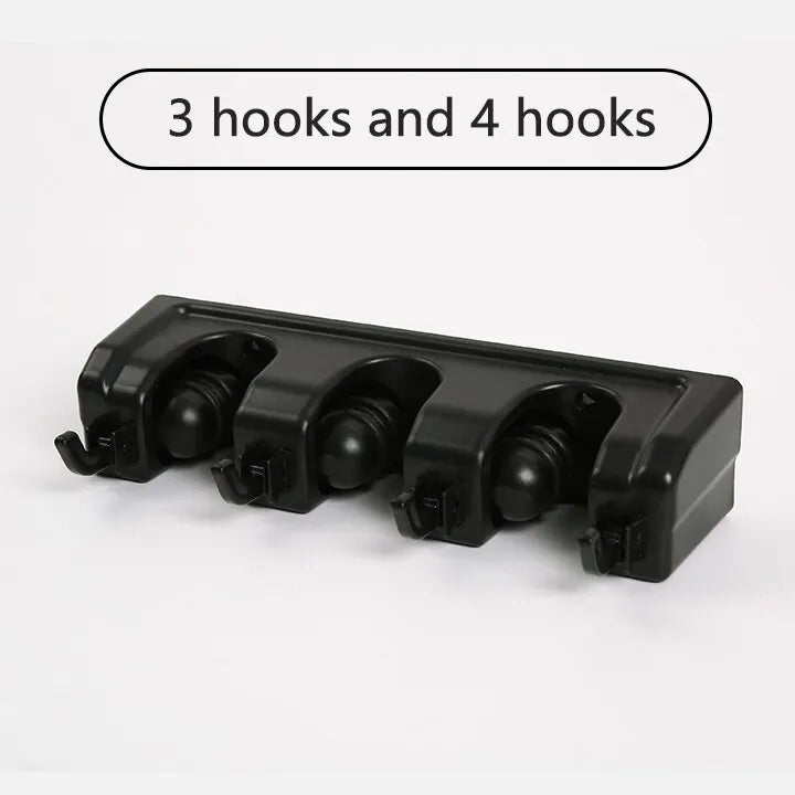 Multi-Functional Wall Mounted Mop Holder