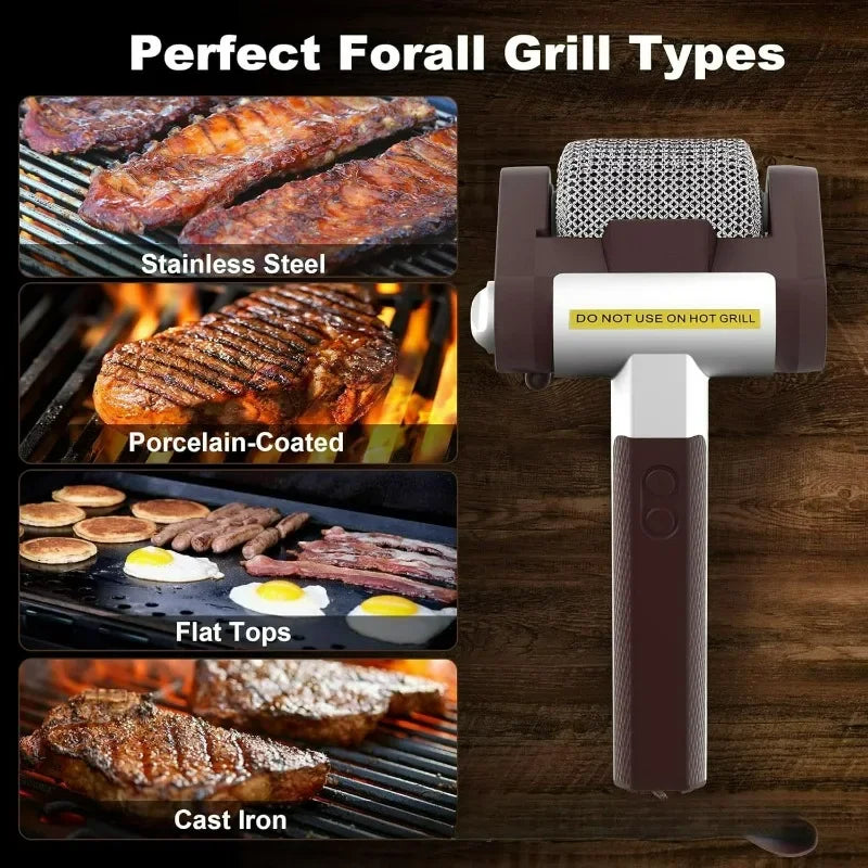 Electric BBQ Grill Cleaning Brush