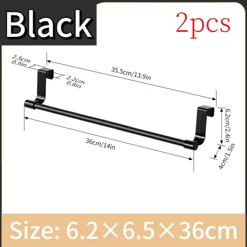 Wall Mounted Kitchen Cabinet Towel Rack