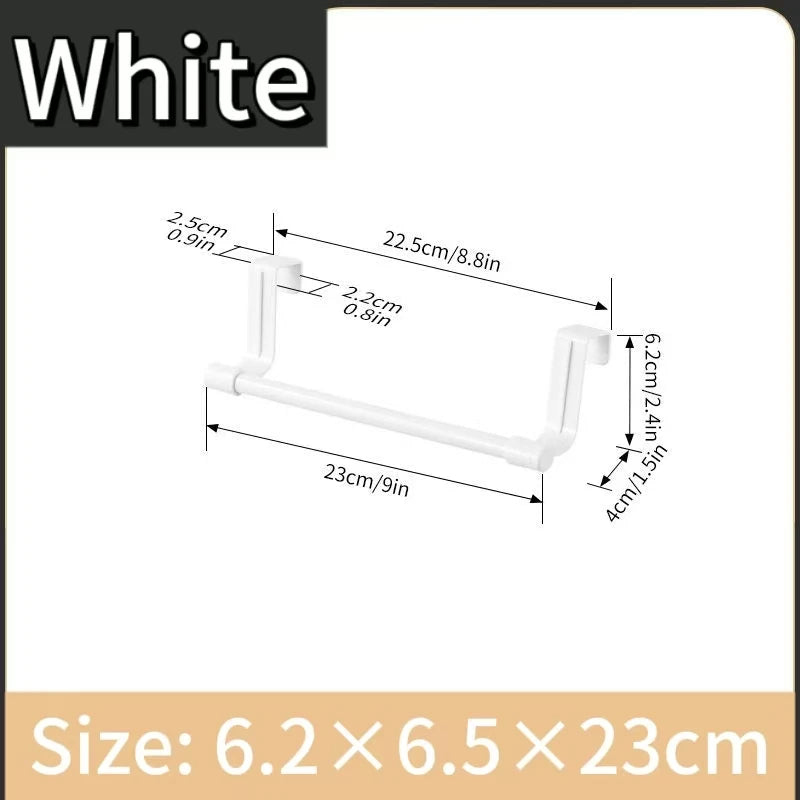 Wall Mounted Kitchen Cabinet Towel Rack