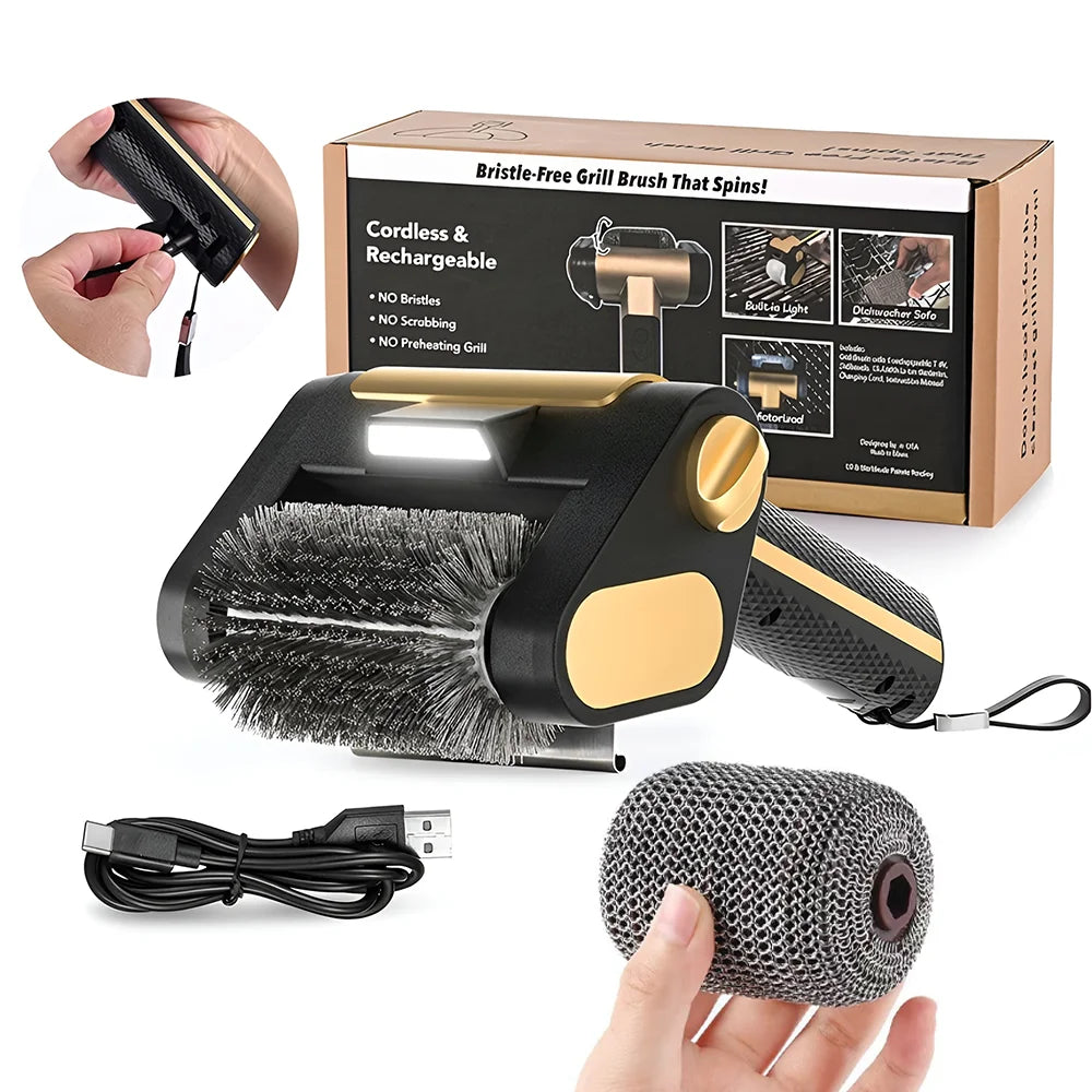 Electric BBQ Grill Cleaning Brush