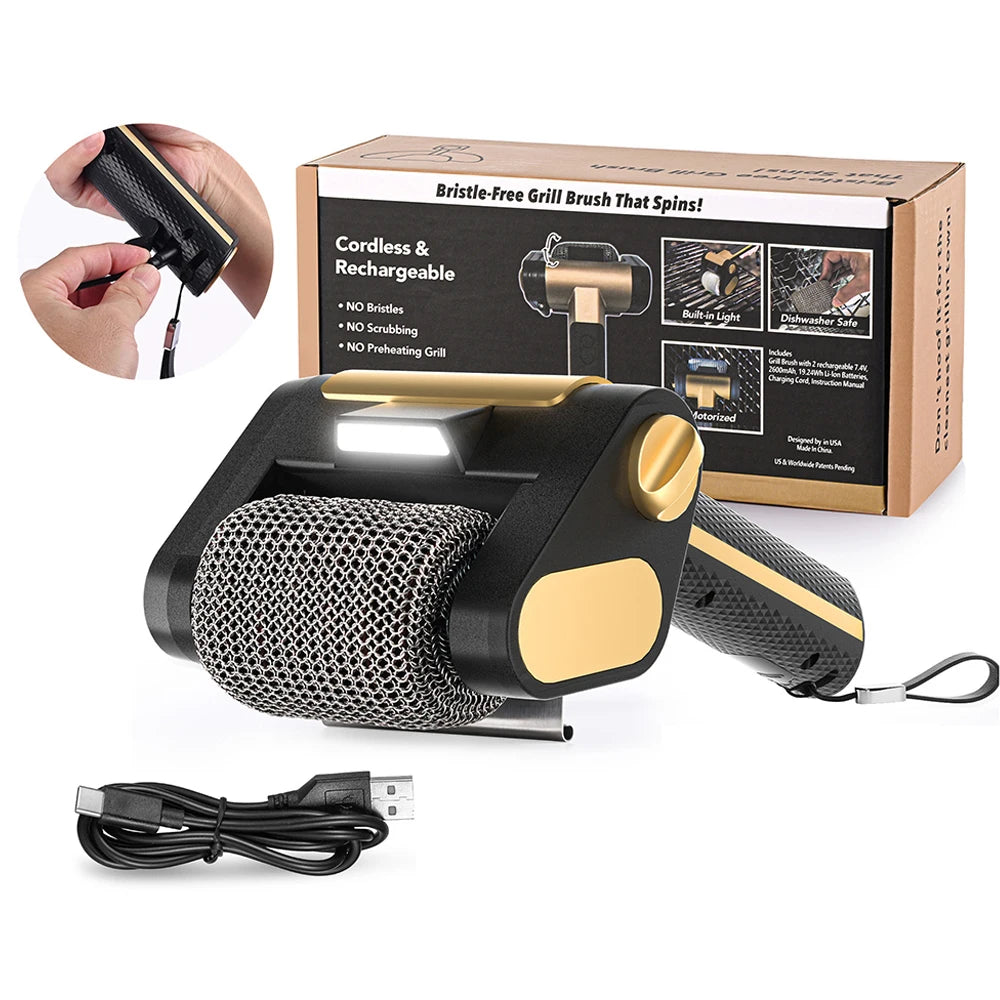 Electric BBQ Grill Cleaning Brush