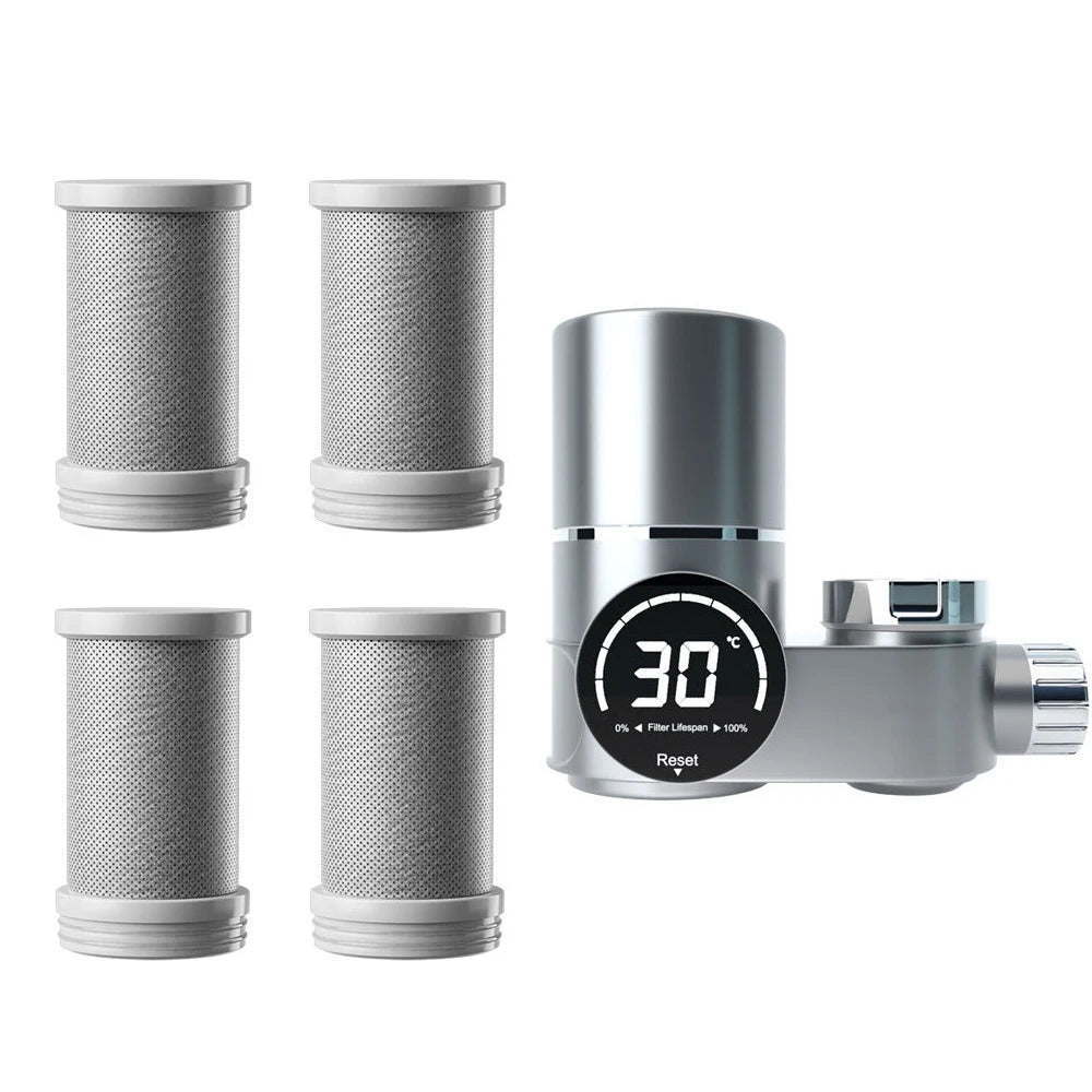 UV Light & LED Display Faucet Extender Water Filter