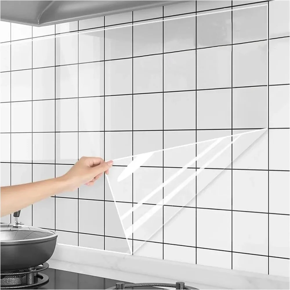 Wall Protector Film Kitchen Oil Proof Wall Sticker