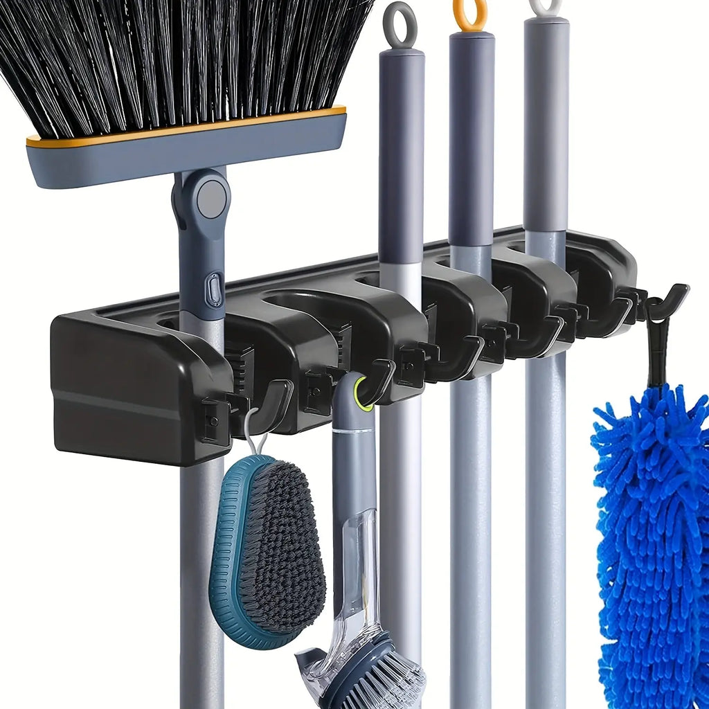 Multi-Functional Wall Mounted Mop Holder