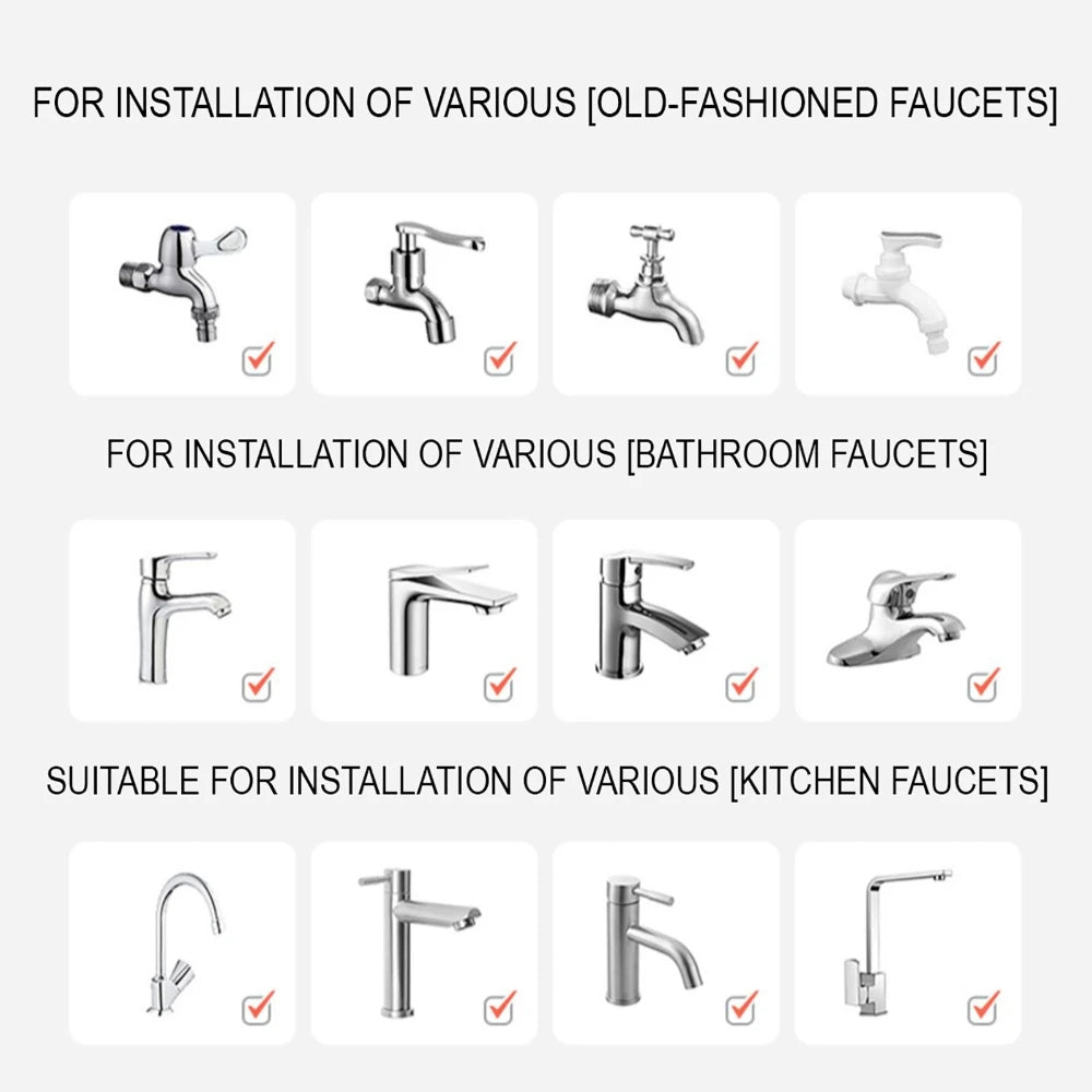 UV Light & LED Display Faucet Extender Water Filter