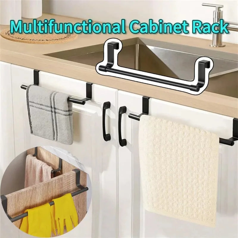 Wall Mounted Kitchen Cabinet Towel Rack