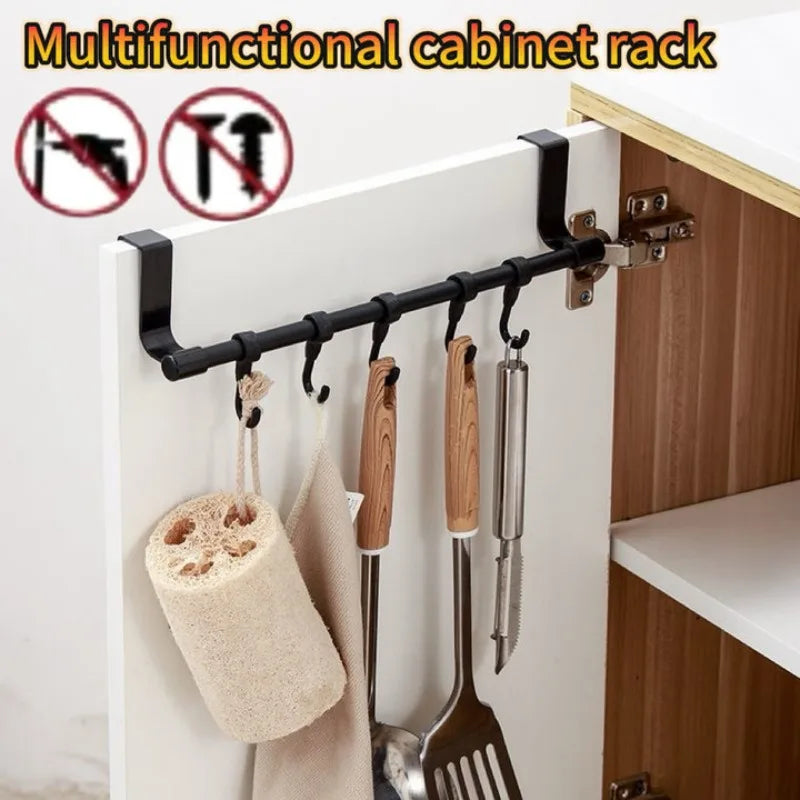 Wall Mounted Kitchen Cabinet Towel Rack