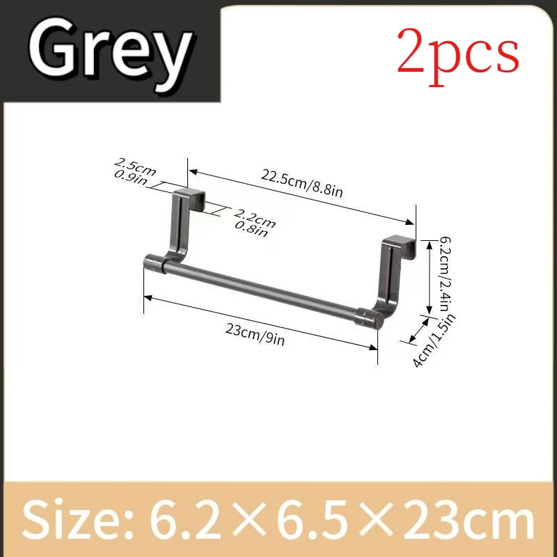 Wall Mounted Kitchen Cabinet Towel Rack