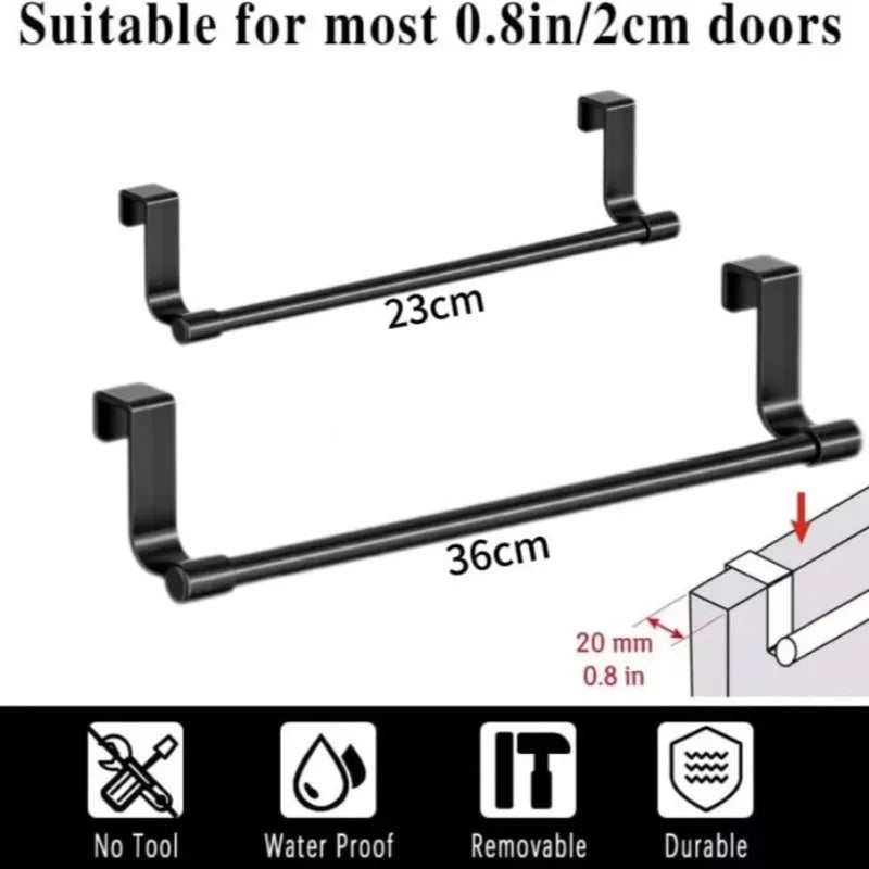 Wall Mounted Kitchen Cabinet Towel Rack