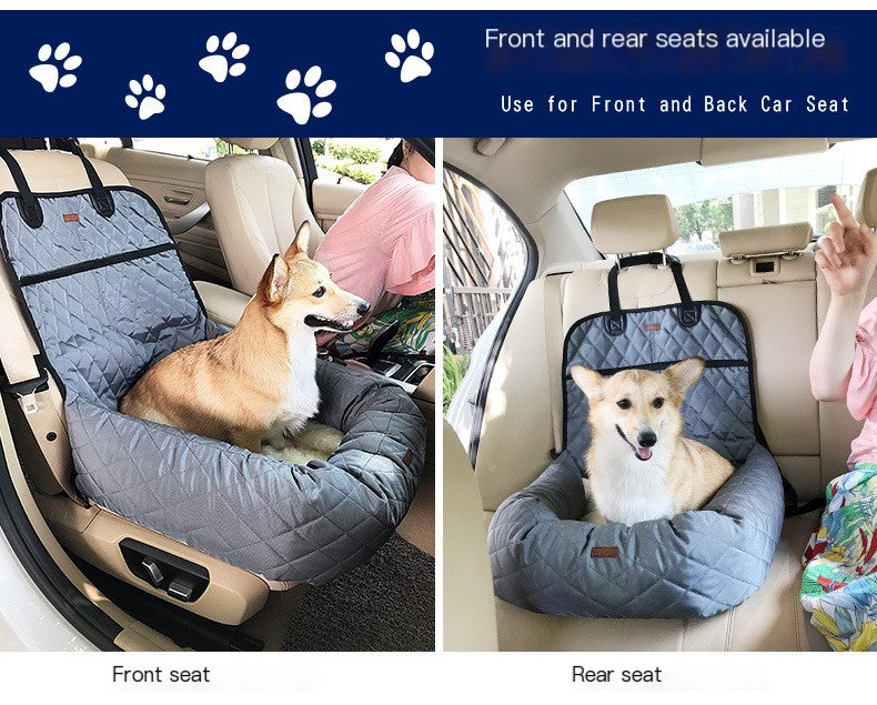New Multifunctional Pet Car Bed with Thick Cushion