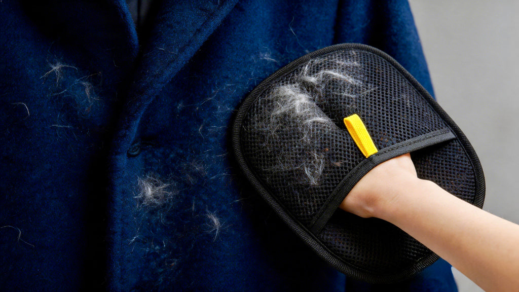 Pet Electrostatic Hair Removal Gloves Two-way Bristle Remover Hair Removal Brush